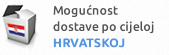 Mogućnost dostave po cijeloj Hrvatskoj